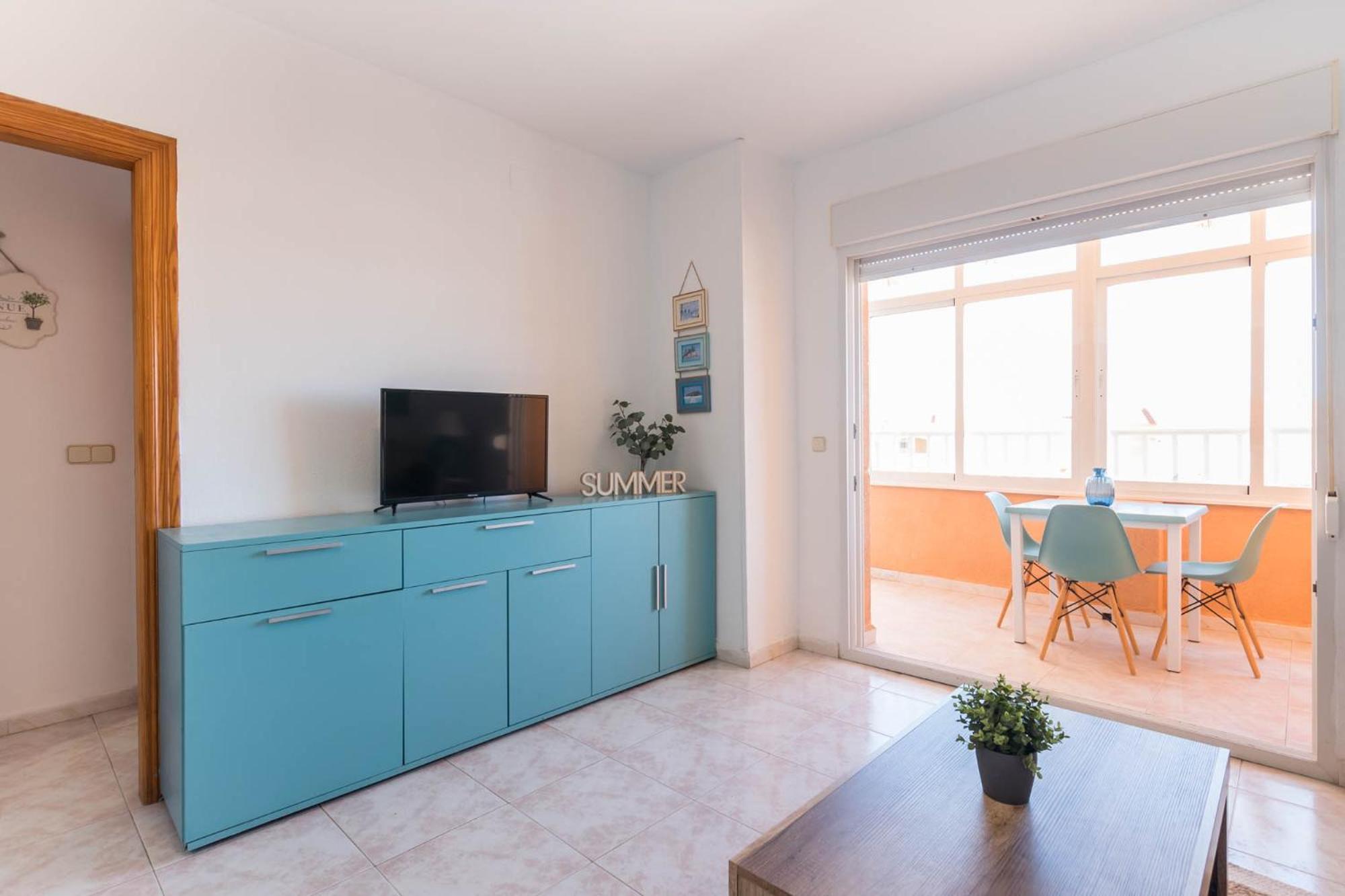 Urbanizacion Copacabana - La Manga Del Mar Menor Km2 - Vistas A Mediterraneo Dormitorio Doble Y Sofa-Cama Exterior foto