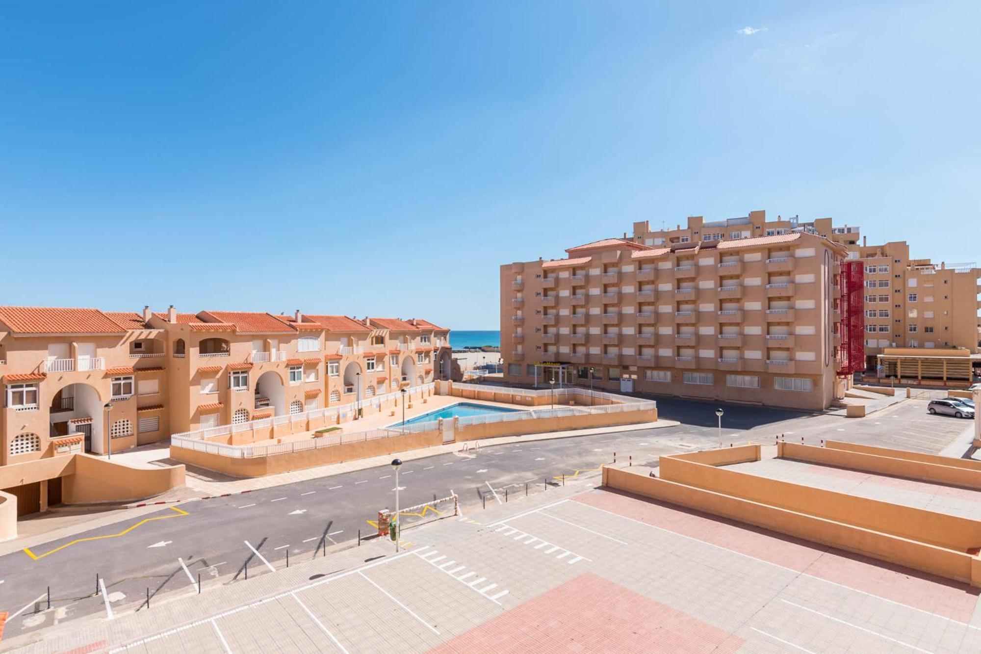 Urbanizacion Copacabana - La Manga Del Mar Menor Km2 - Vistas A Mediterraneo Dormitorio Doble Y Sofa-Cama Exterior foto