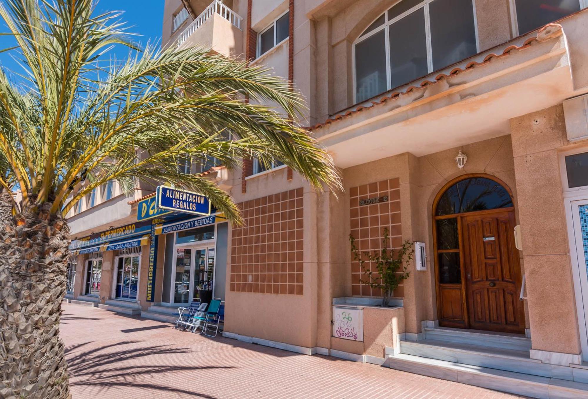 Urbanizacion Copacabana - La Manga Del Mar Menor Km2 - Vistas A Mediterraneo Dormitorio Doble Y Sofa-Cama Exterior foto